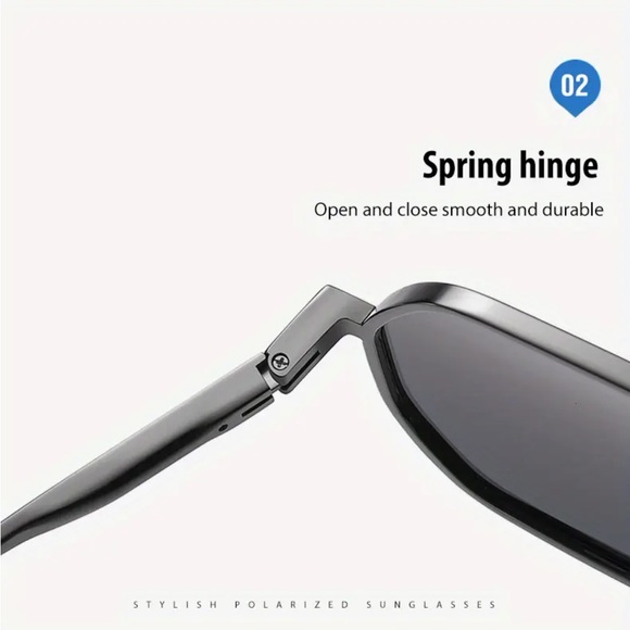 Titanium Black Polarized Sunglasses - Picture 3 of 5